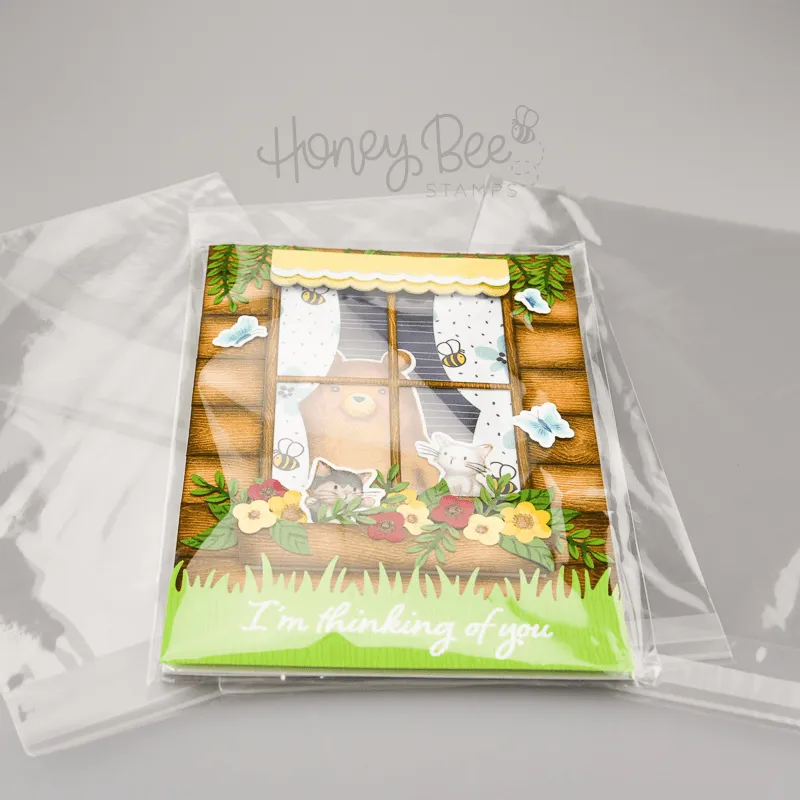 Crystal Clear Cello Bags 100 Pk - A7 