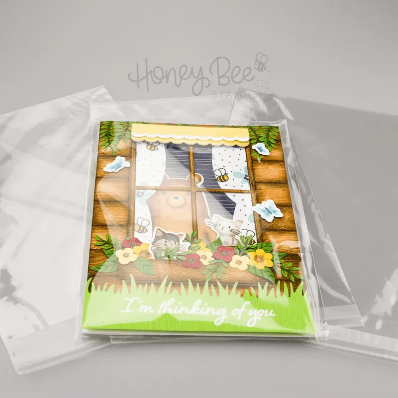 Crystal Clear Cello Bags 100 Pk - A7 