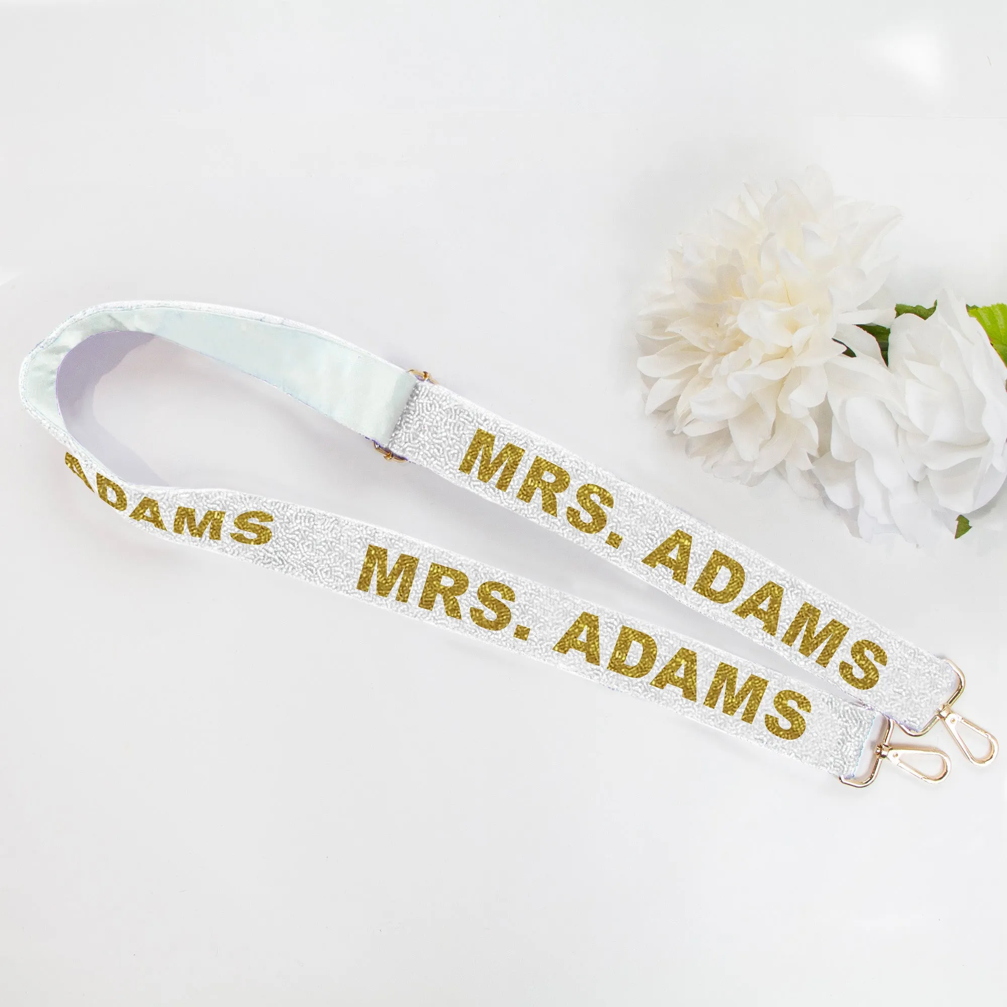 Custom Mrs. Camera Strap