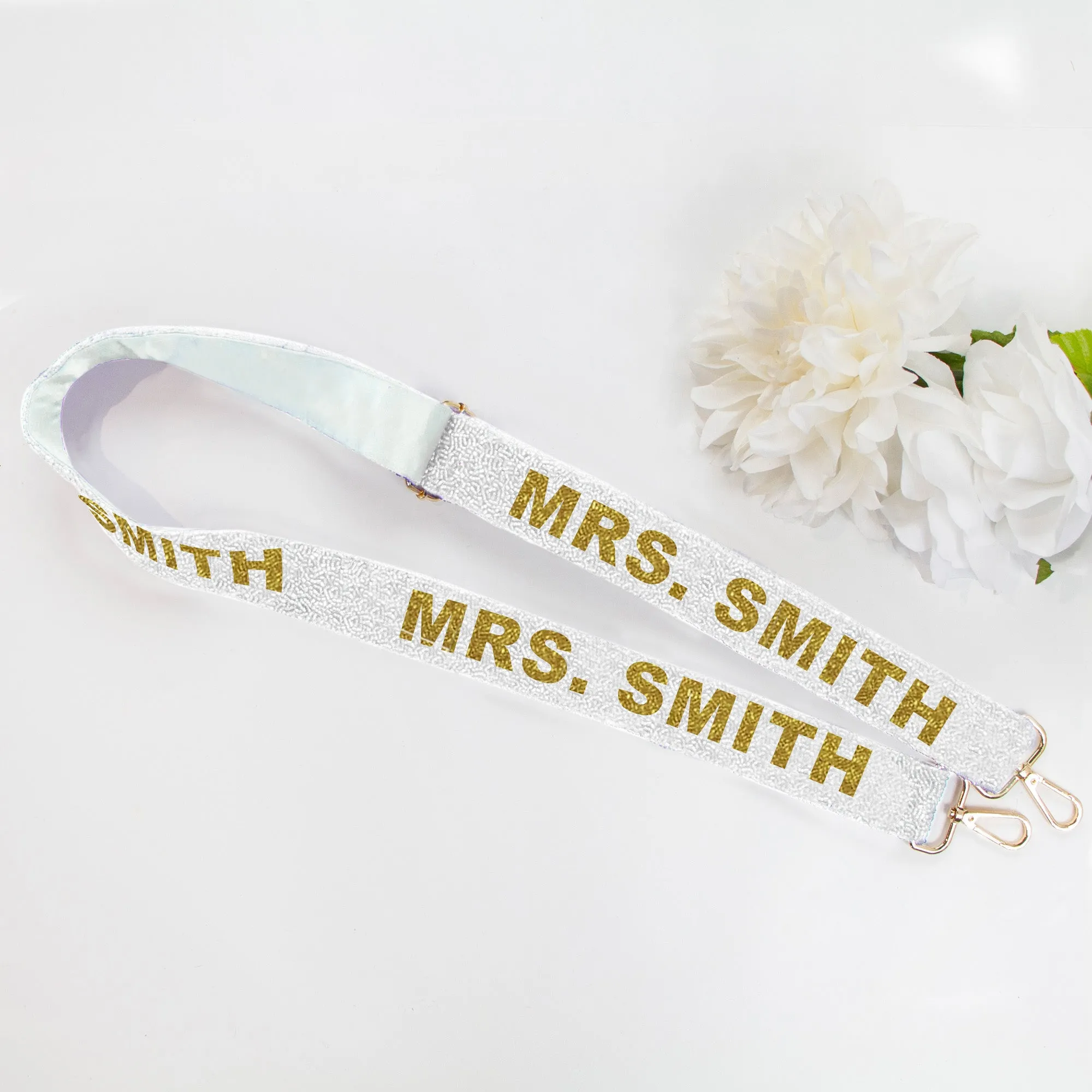 Custom Mrs. Camera Strap