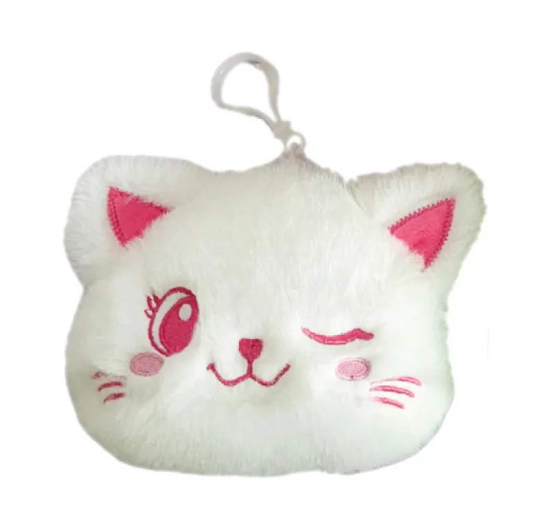 CUTSIE WINKY KITTY PLUSH COIN PURSE