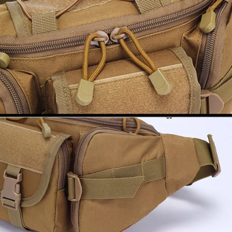 D05 Outdoor Sports Waterproof Waist Bag Fishing Multifunctional Chest Bag, Size: Free Size(Khaki)