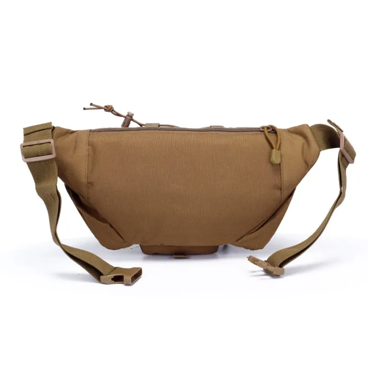 D05 Outdoor Sports Waterproof Waist Bag Fishing Multifunctional Chest Bag, Size: Free Size(Khaki)