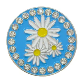 Daisies Golf Ball Marker Only