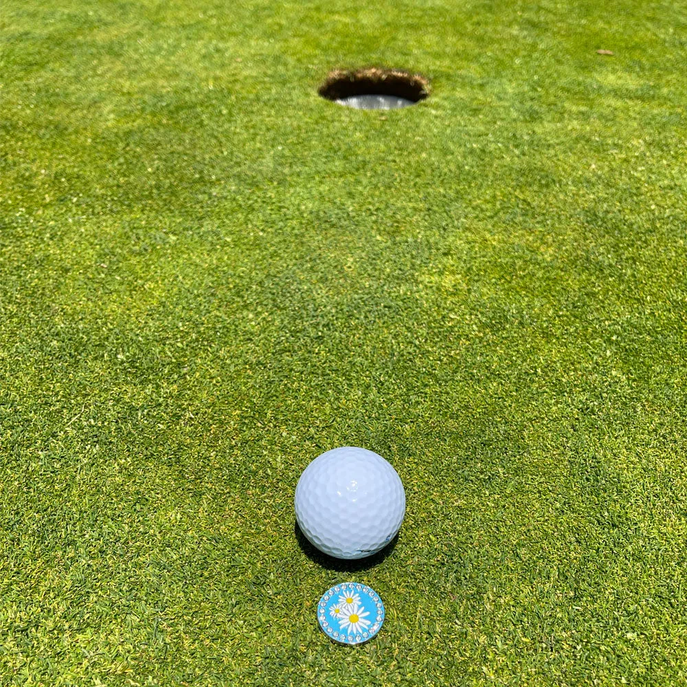 Daisies Golf Ball Marker Only