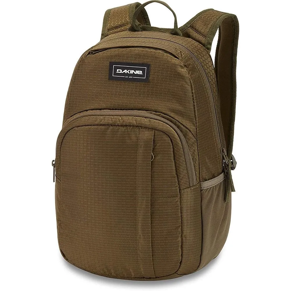 Dakine Unisex Dark Olive Dobby Youth Campus 18L Mini Backpack - 10002535-DARKOLIVEDOBBY