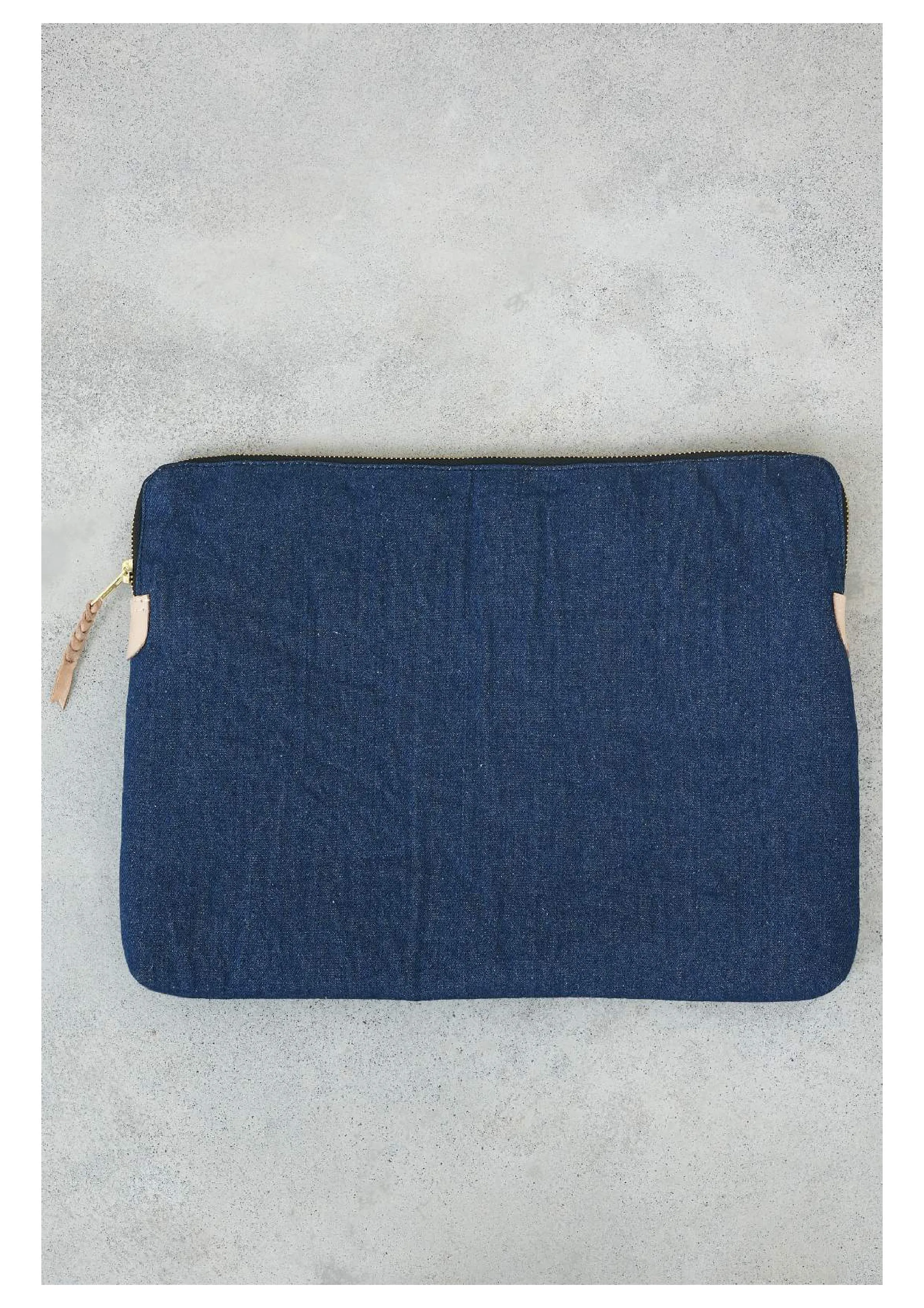 DIA [ flow ] - LAPTOP BAG 15" cotton denim