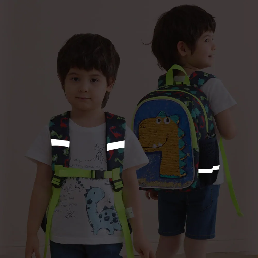 Dinosaur Children's Backpack Sequins