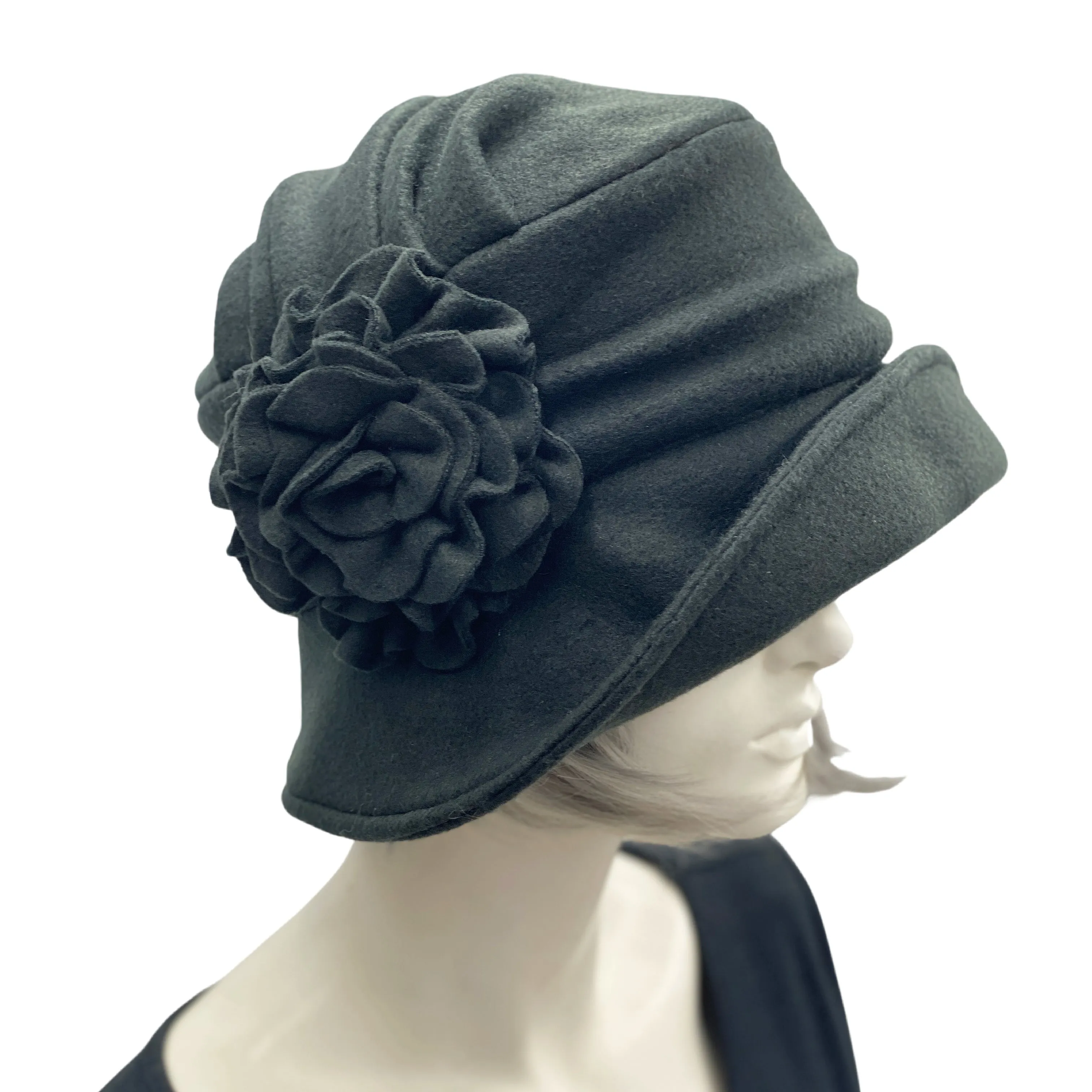 Downton Abbey Style Fleece Hat | The Alice Cloche