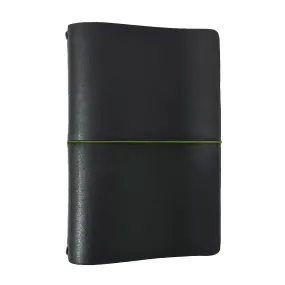 Endless Explorer Refillable Cactus Leather Regalia Paper Journal Black