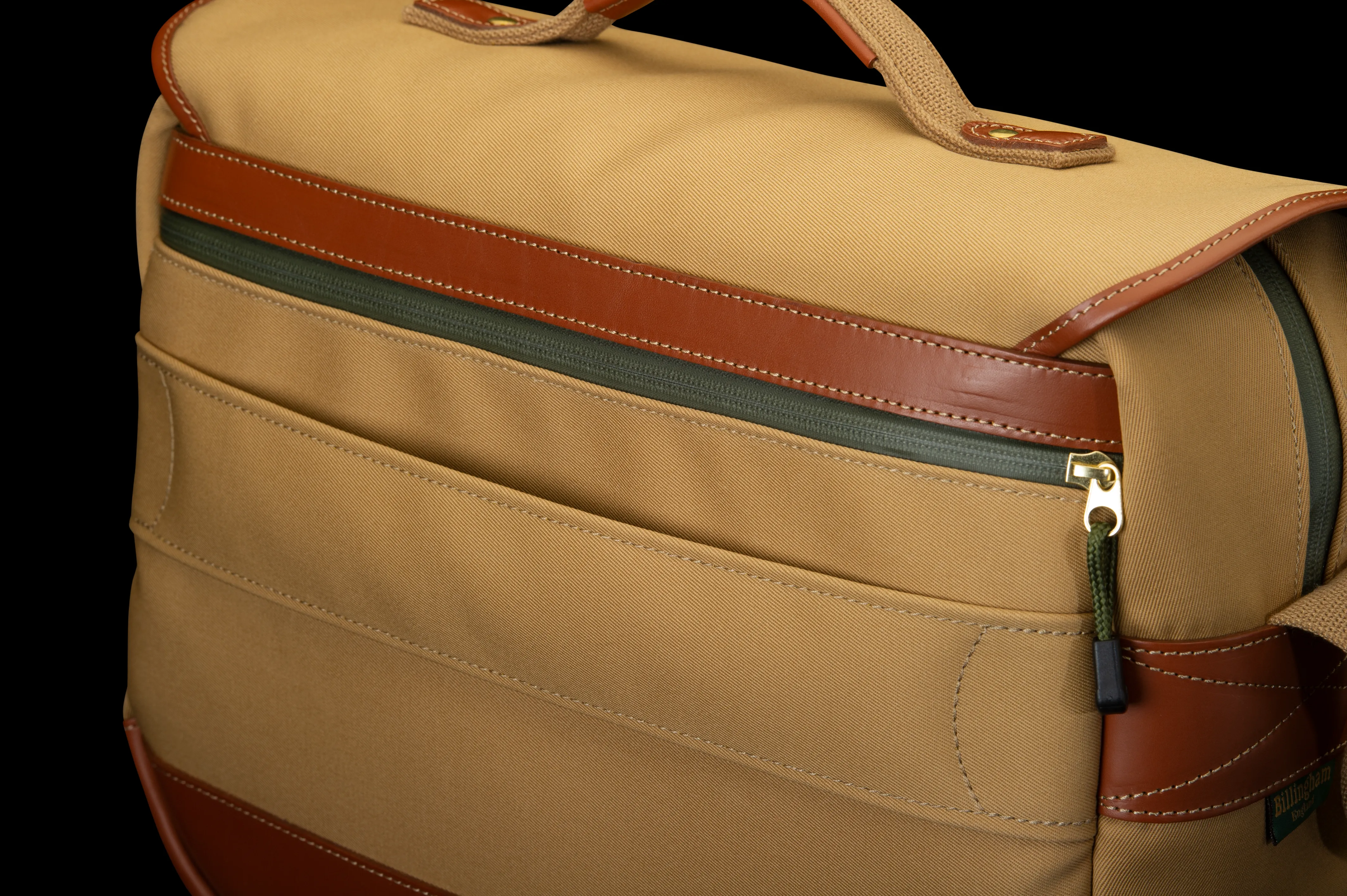 Eventer MKII Camera/Laptop Bag - Khaki Canvas / Tan Leather