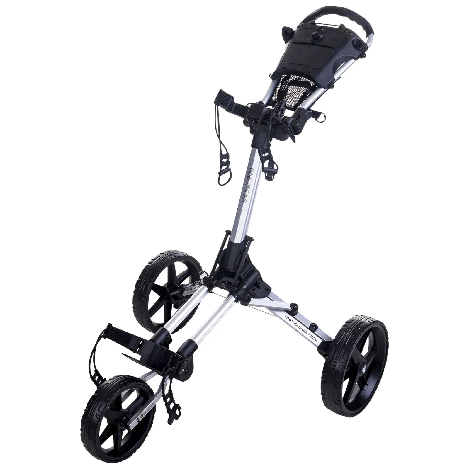 FastFold Square 3-Wheel Compact Golf Trolley