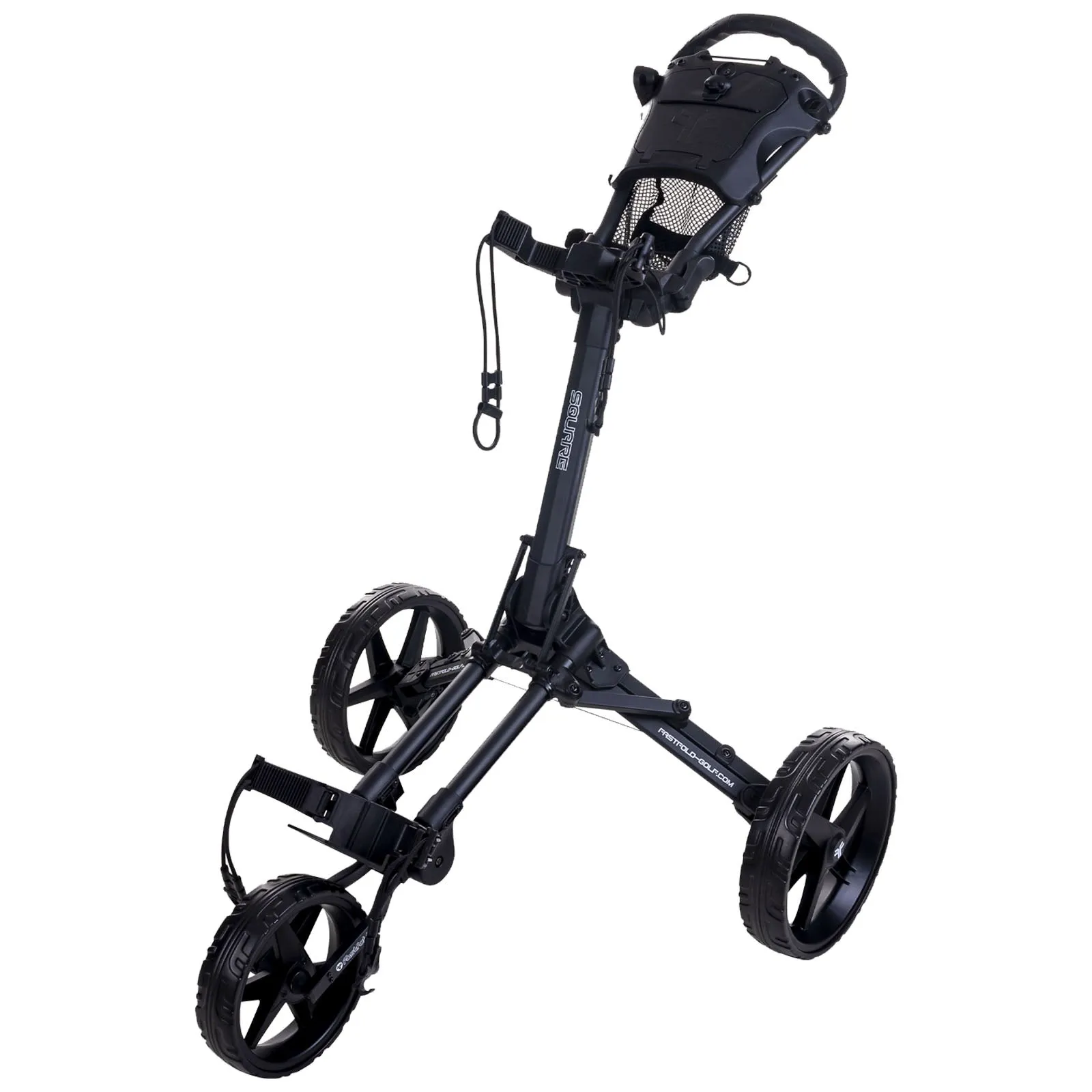 FastFold Square 3-Wheel Compact Golf Trolley