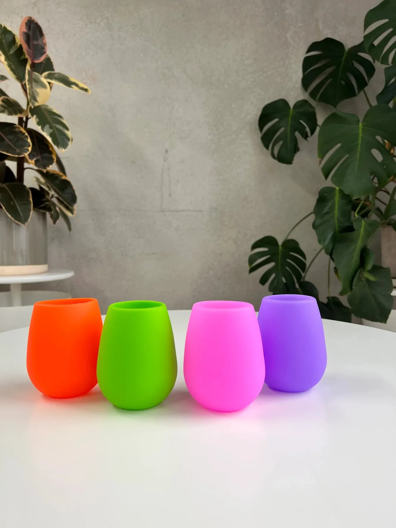 Fegg | Unbreakable Silicone Tumblers | Set of 4