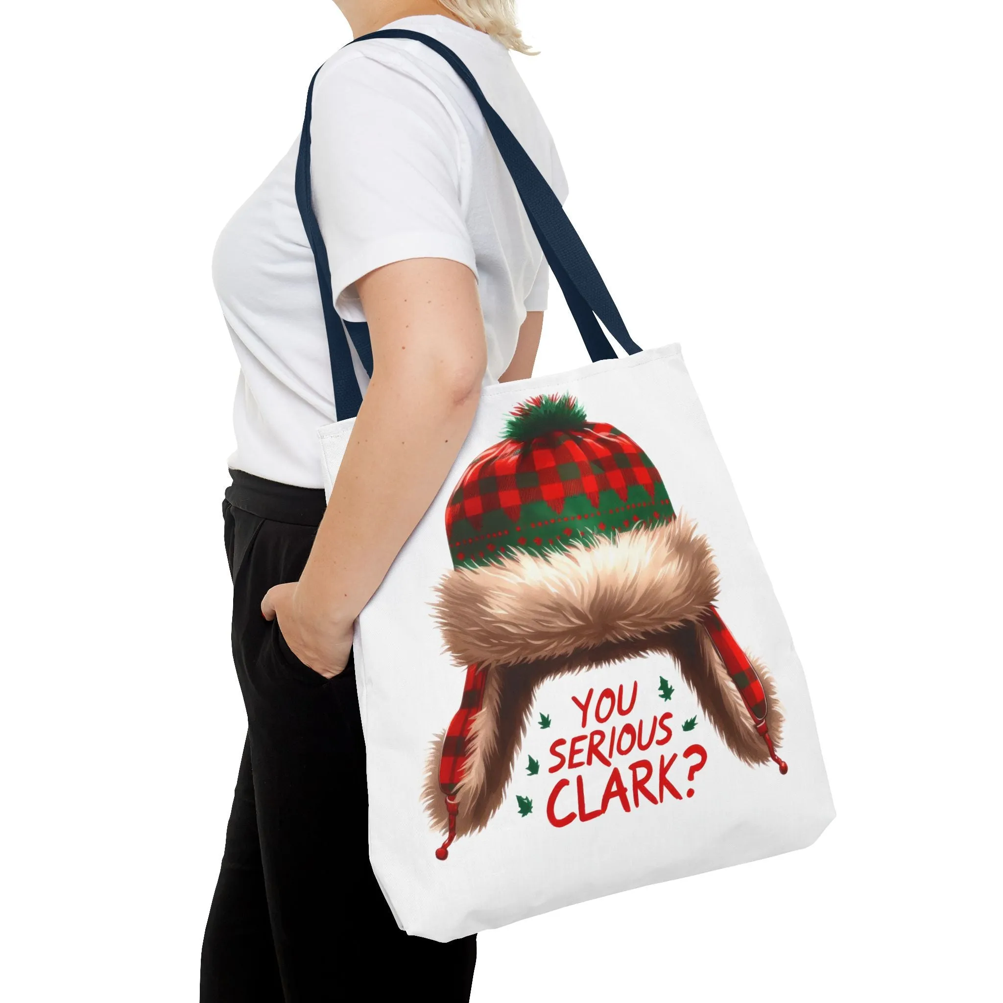 Festive Tote Bag - 'You Serious Clark?' Christmas Holiday Carryall