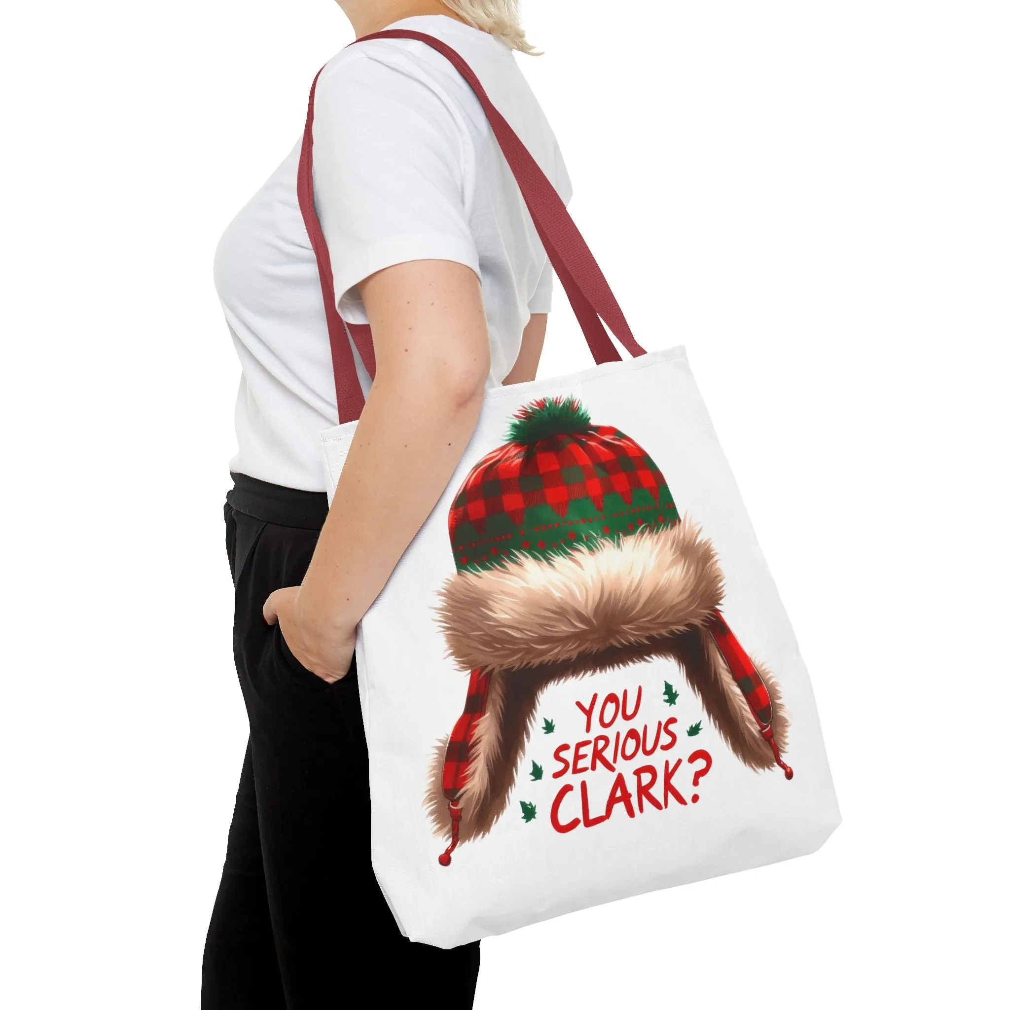 Festive Tote Bag - 'You Serious Clark?' Christmas Holiday Carryall