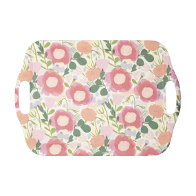 Floral Reusable Bamboo Tray