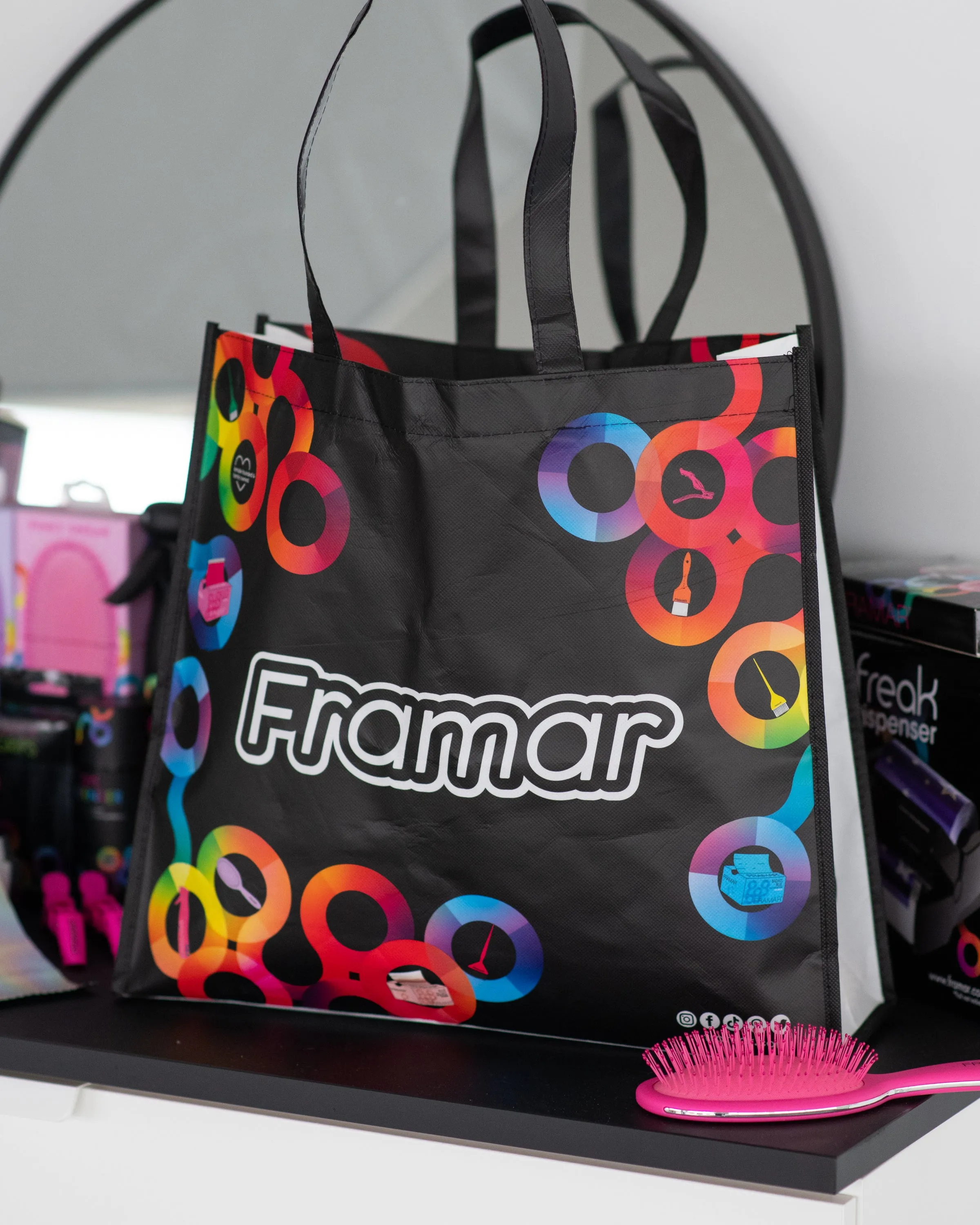 Framar - Black Reusable Bag