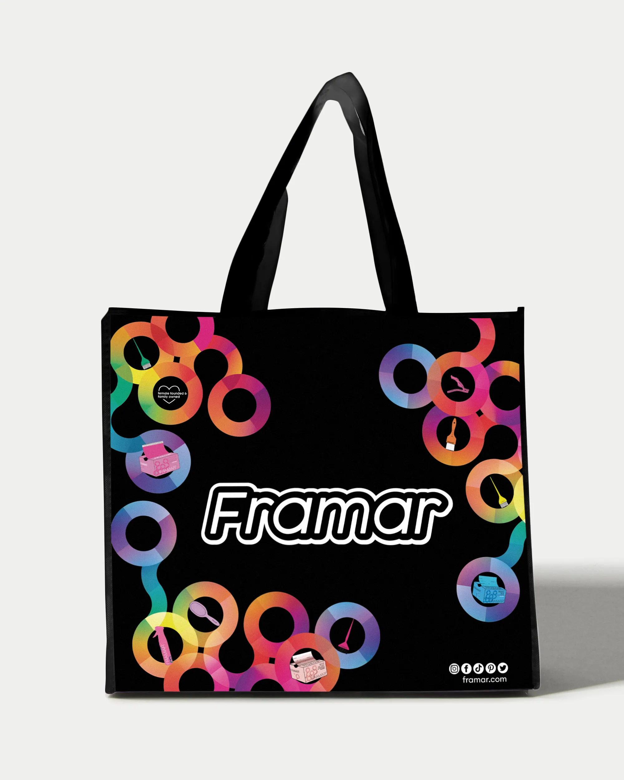 Framar - Black Reusable Bag