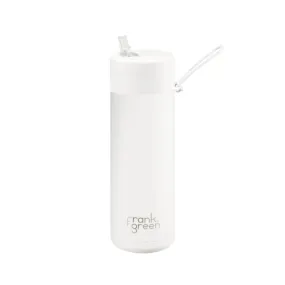 Frank Green Bottle with Straw Lid Cloud White 595ml