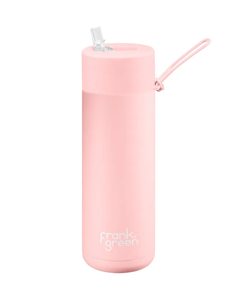 Frank Green Ceramic 20oz Straw Bottle - Blushed