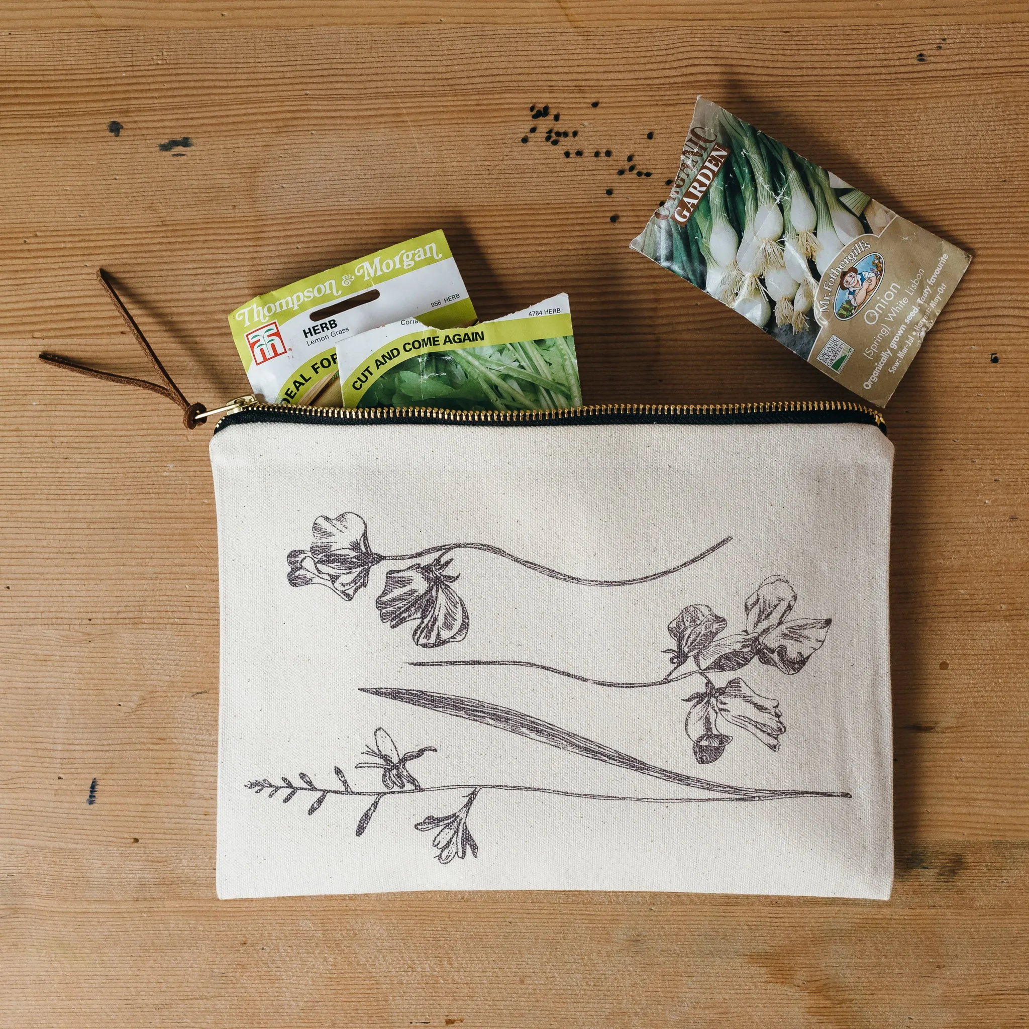 Garden Flowers Pouch