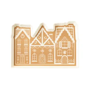 GBD1030 - Gingerbread House Shaped Melamine Tray