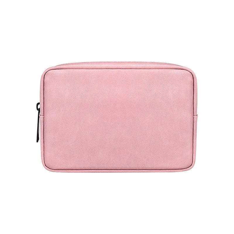 Genuine Leather Clutch Wallet Cell Phone Purse-Pink