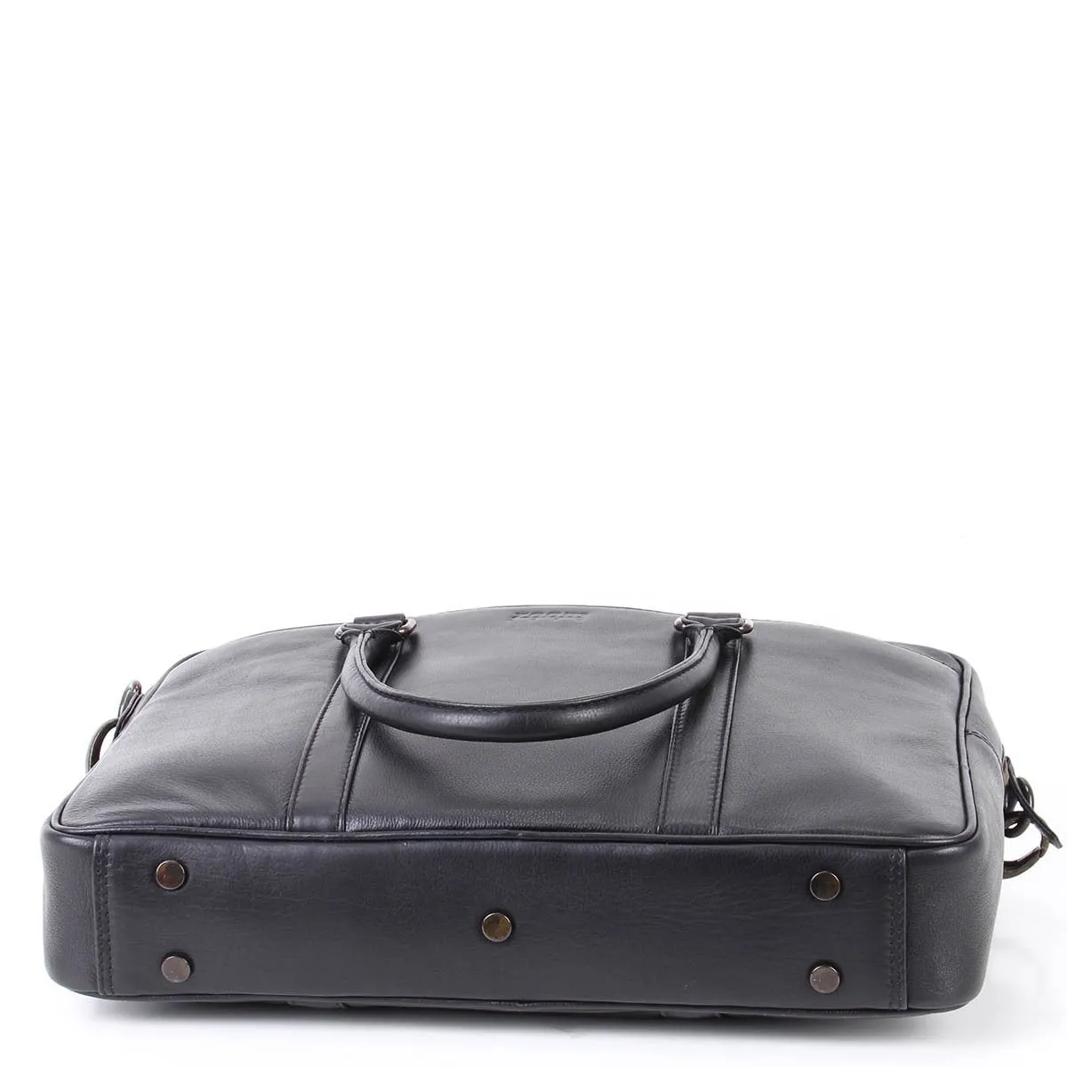 George Soft Leather Brief Bag