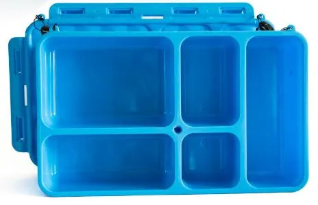 Go Green Lunch Box - Blue Bomber with Blue Box