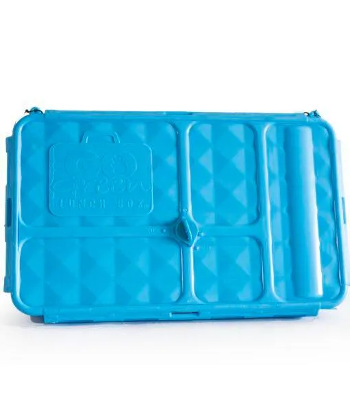 Go Green Lunch Box - Blue Bomber with Blue Box