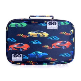 Go Green Lunch Box - Cars with Blue Box