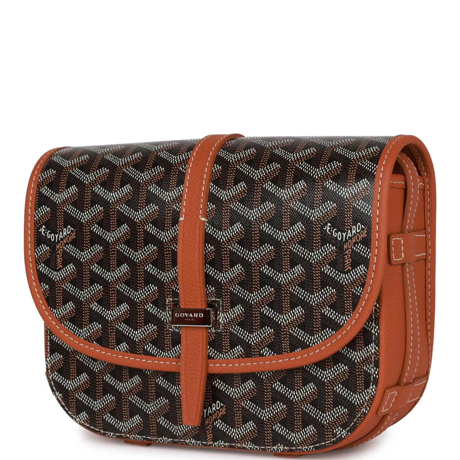 Goyard Belvedere PM Bag Black Goyardine Palladium Hardware