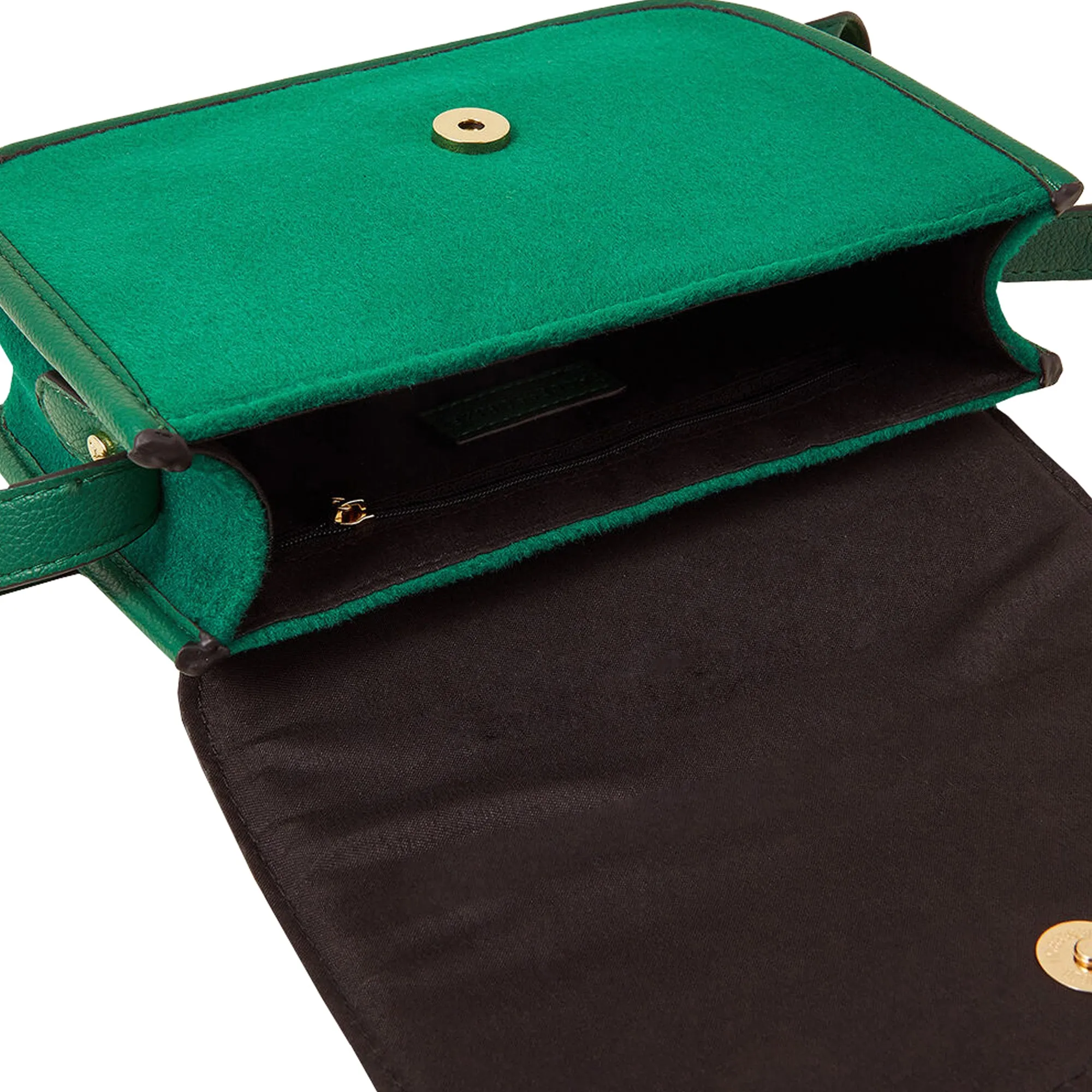 Green Felt Cross Body