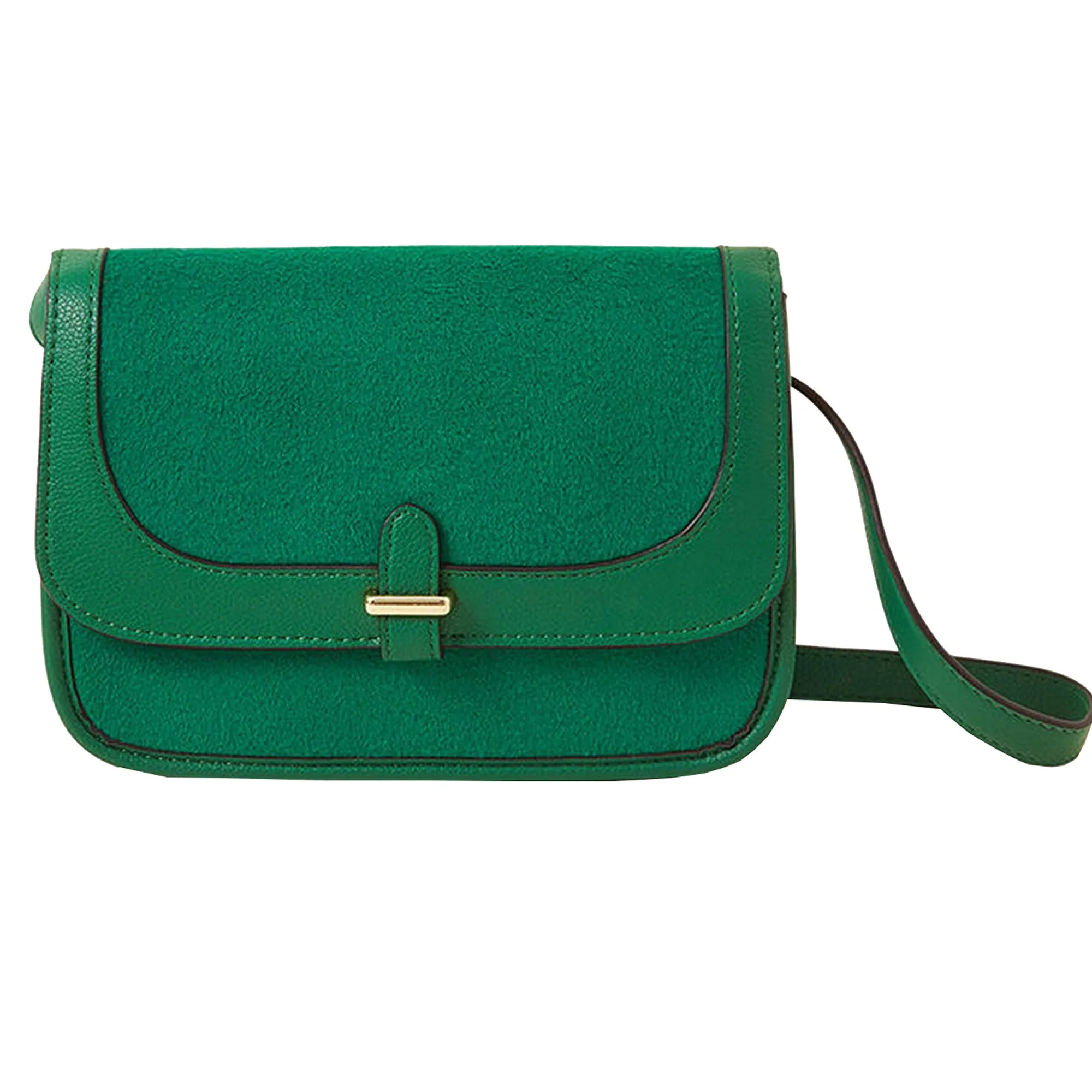 Green Felt Cross Body