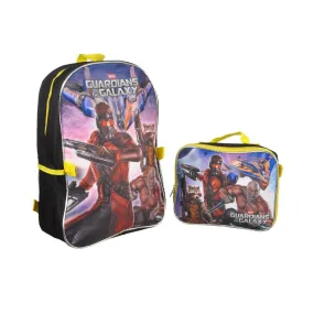 Guardians of the Galaxy Backpack Large 16 inch with Lunch Bag Yellow