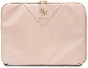 Guess Triangle 4G Laptop Sleeve for 14" MacBook Pink - GUCS14ZPGSTEGP