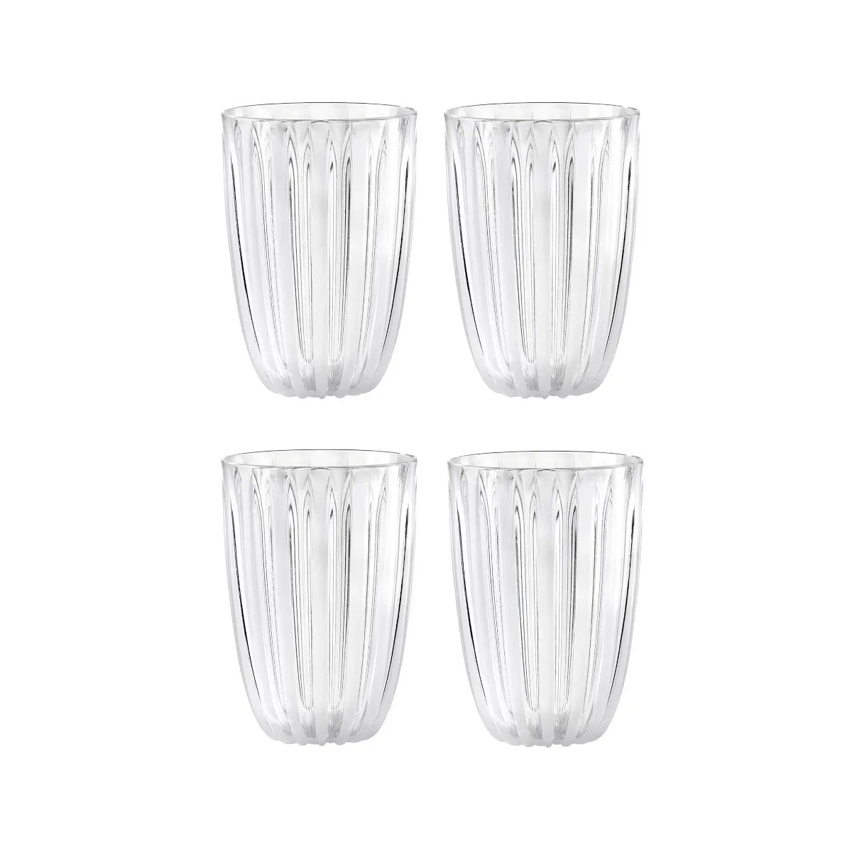 Guzzini Dolcevita Tumblers White 470ml (Set of 4)