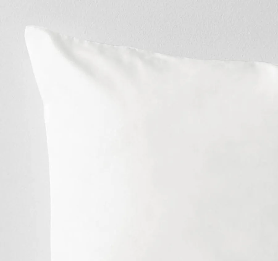 Halo Organic Cotton European Pillowcase White