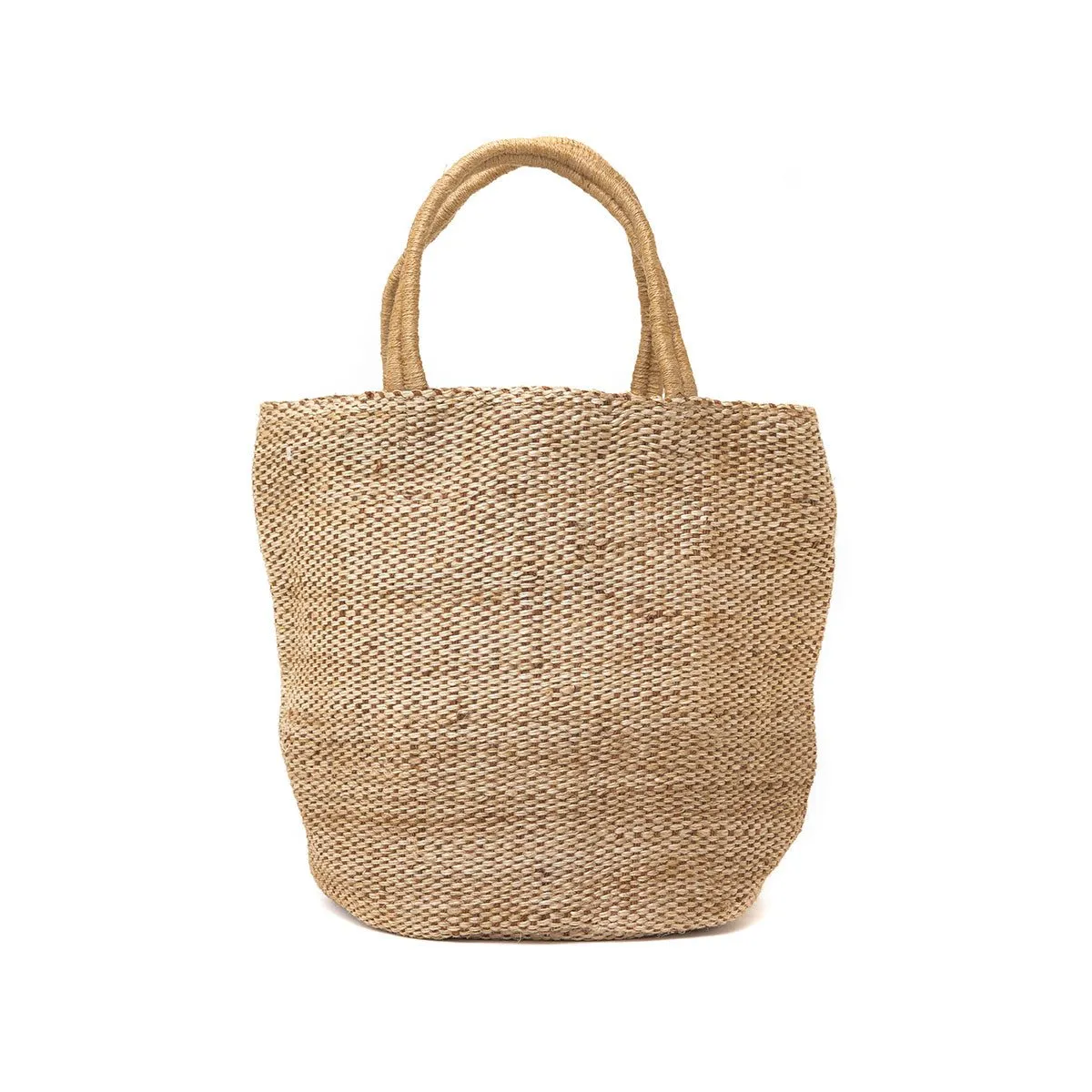 Hand Woven Jute Tote Bag Natural