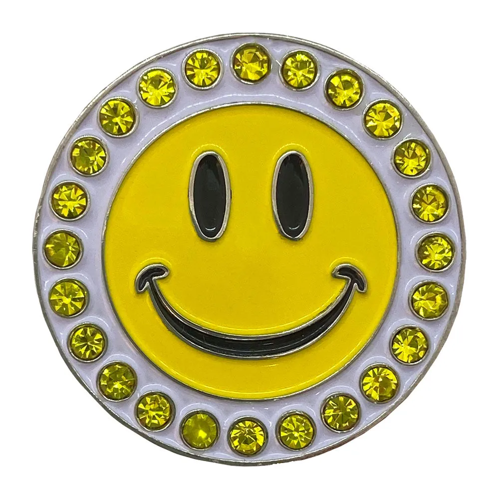 Happy Face Golf Ball Marker Only