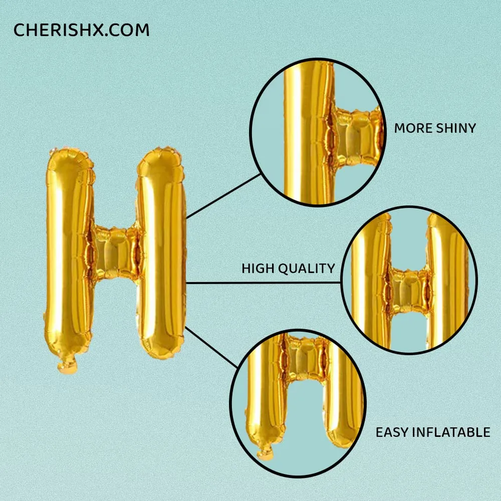 Happy Holi Golden Foil Balloon