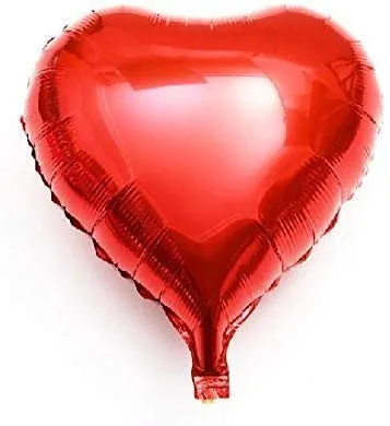 Heart Shape Foil Balloon for Party Decorations Pack of 5