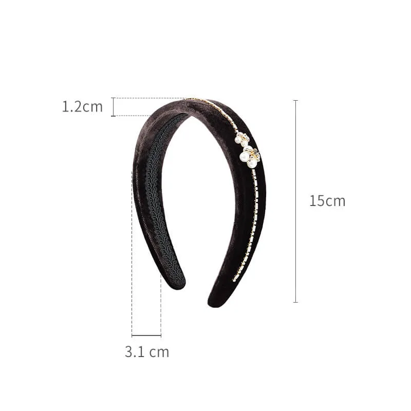 Herriet Velvet Padded Headband