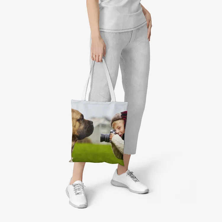 Humorous Photography Canvas Tote Bags