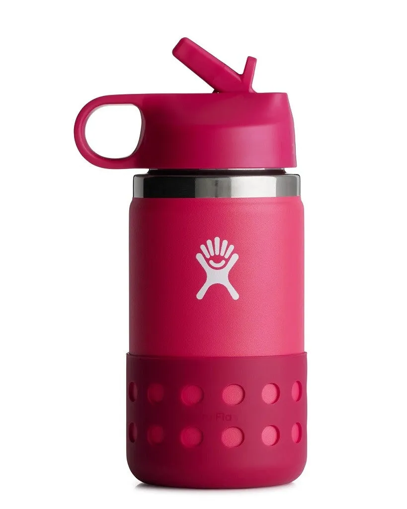 Hydro Flask Hydration Kids Bottle Wide Mouth 12oz/354ml - Peony