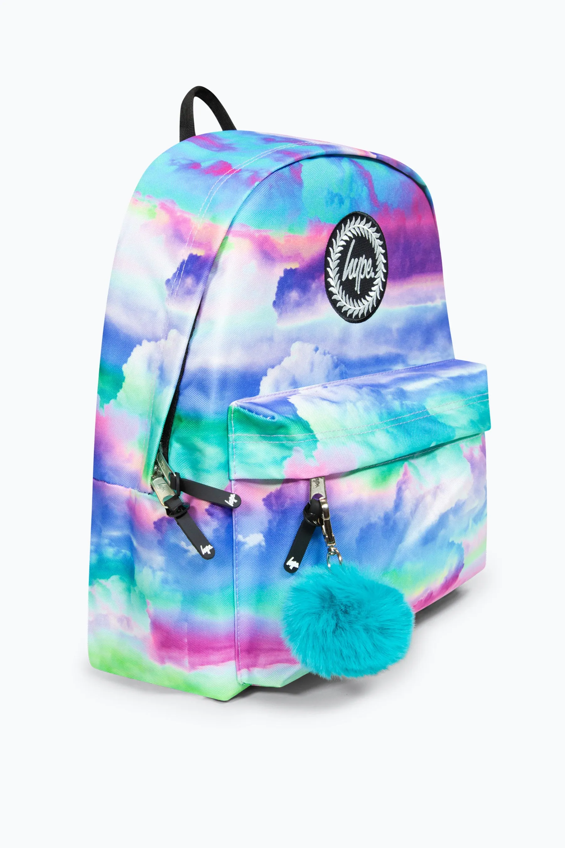 Hype Iconic Rainbow Clouds School Backpack For Girls