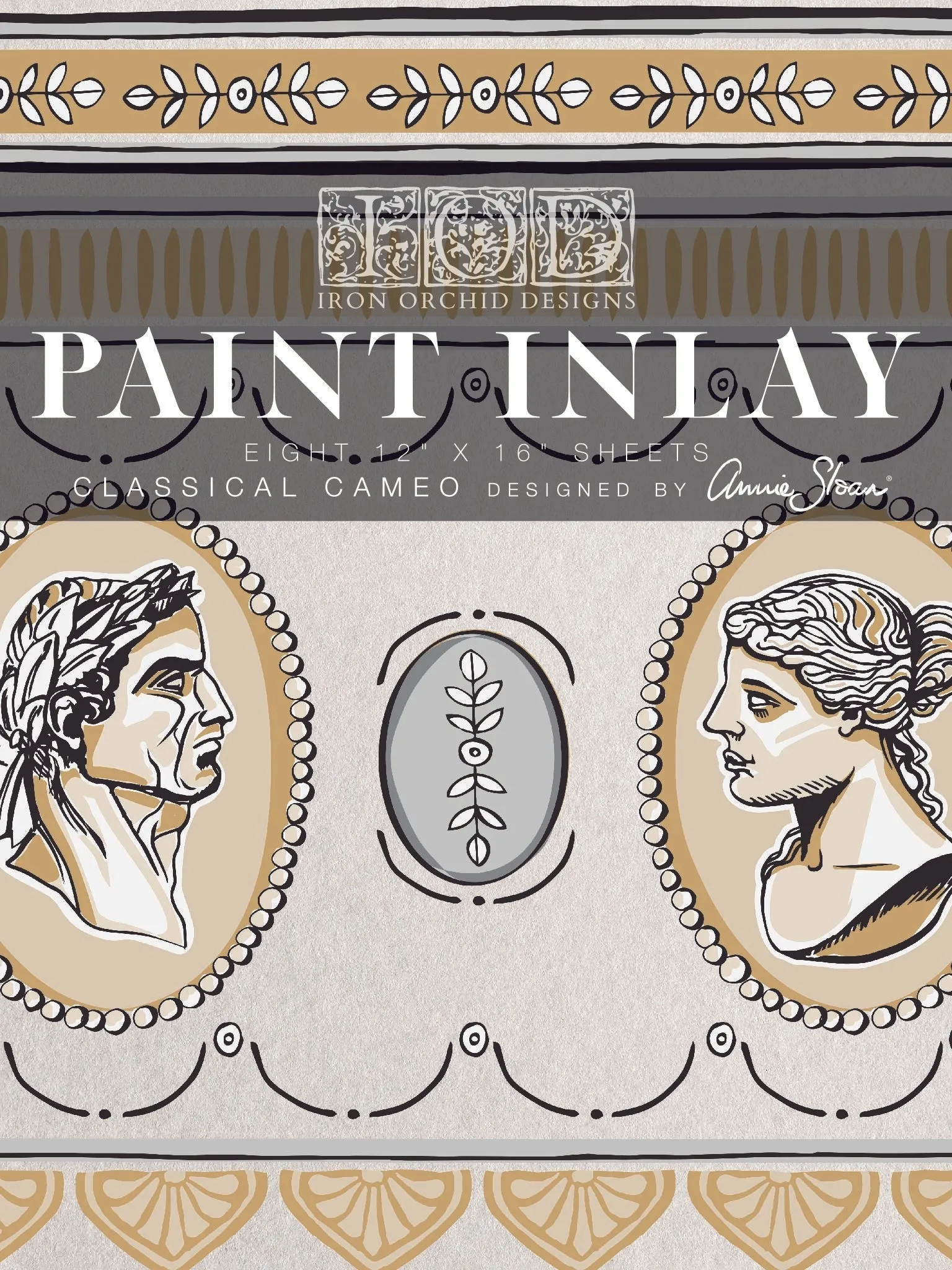 IOD Classical Cameo Paint Inlay - Iron Orchid Designs