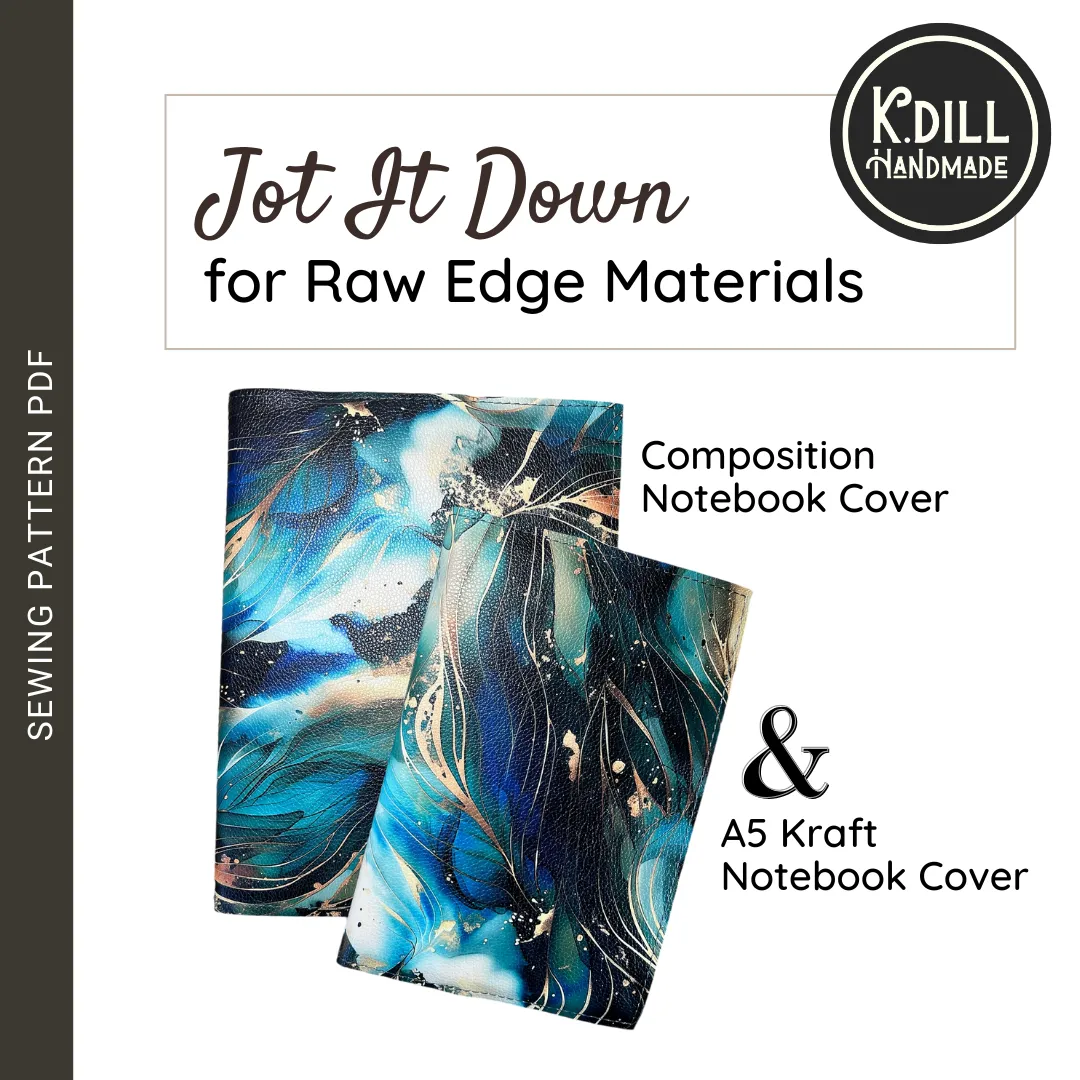 Jot It Down Notebook Cover RE (PDF Pattern w/Video Tutorial)