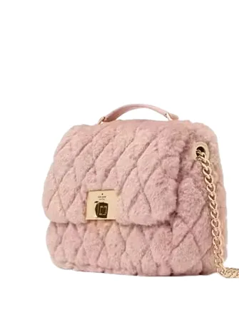 Kate Spade New York Carey Faux Fur Small Flap Crossbody